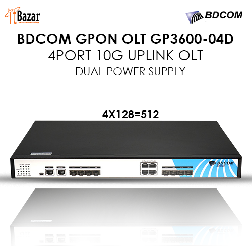 BDCOM GPON OLT GP3600-04D 4PORT 10G UPLINK OLT