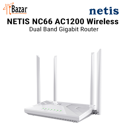 Netis NC66 AC1200 Wireless Dual Band Gigabit Router