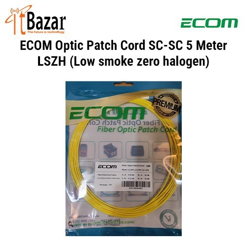 Ecom Fiber Patch Cord SC-SC Single mode  LSZH